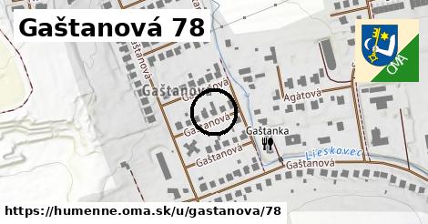 Gaštanová 78, Humenné