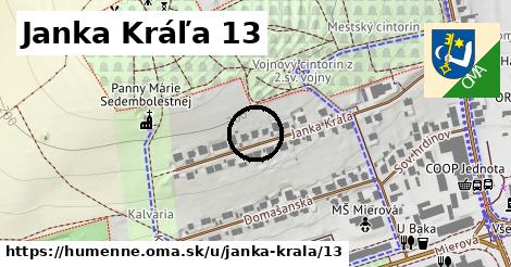 Janka Kráľa 13, Humenné