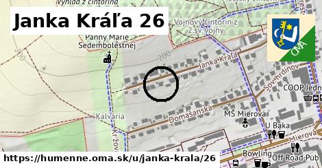 Janka Kráľa 26, Humenné