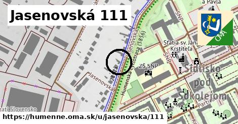 Jasenovská 111, Humenné