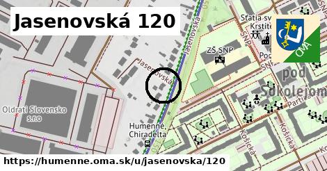 Jasenovská 120, Humenné