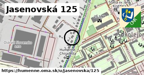 Jasenovská 125, Humenné