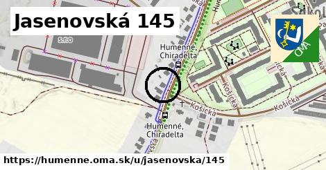 Jasenovská 145, Humenné