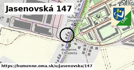 Jasenovská 147, Humenné