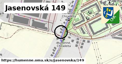 Jasenovská 149, Humenné