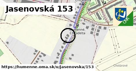 Jasenovská 153, Humenné