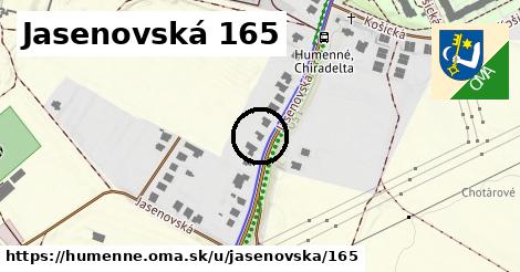 Jasenovská 165, Humenné