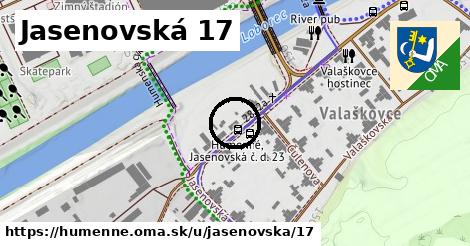 Jasenovská 17, Humenné