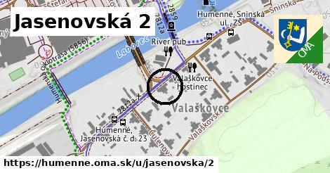 Jasenovská 2, Humenné