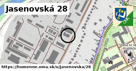 Jasenovská 28, Humenné