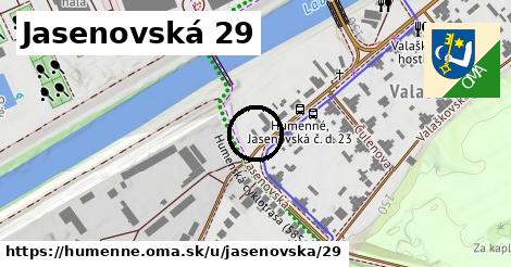 Jasenovská 29, Humenné