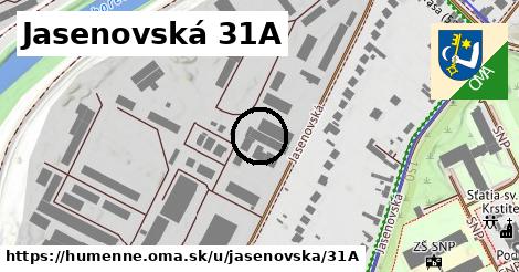 Jasenovská 31A, Humenné