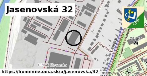 Jasenovská 32, Humenné