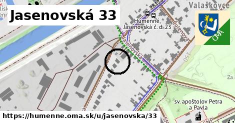 Jasenovská 33, Humenné