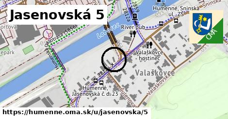 Jasenovská 5, Humenné