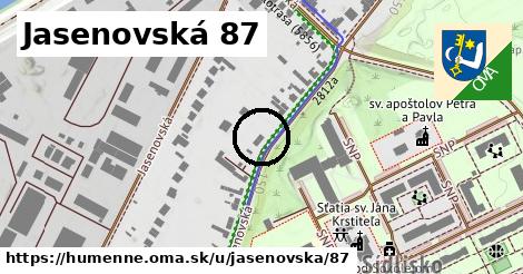 Jasenovská 87, Humenné