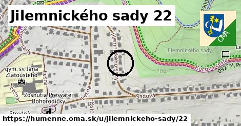 Jilemnického sady 22, Humenné