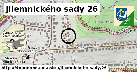 Jilemnického sady 26, Humenné