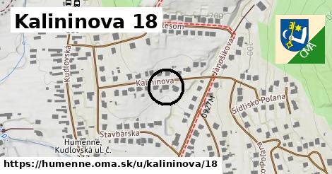 Kalininova 18, Humenné