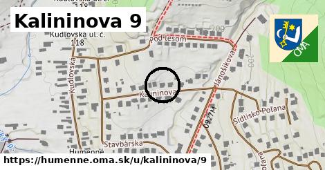 Kalininova 9, Humenné