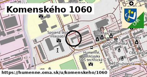 Komenského 1060, Humenné