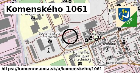 Komenského 1061, Humenné