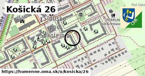 Košická 26, Humenné