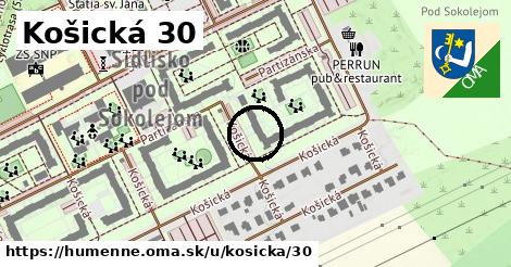 Košická 30, Humenné