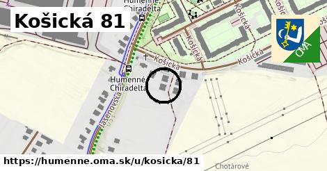 Košická 81, Humenné