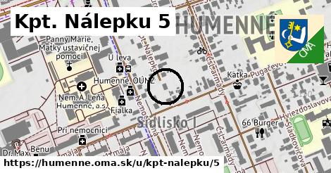 Kpt. Nálepku 5, Humenné