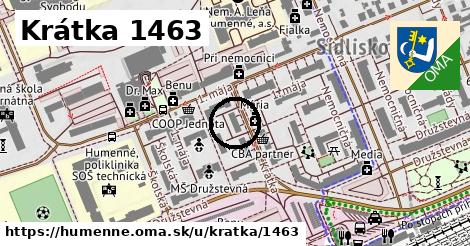 Krátka 1463, Humenné