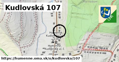 Kudlovská 107, Humenné
