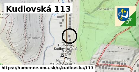 Kudlovská 113, Humenné