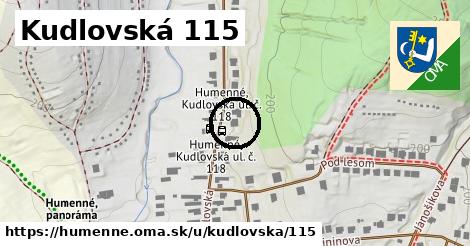 Kudlovská 115, Humenné