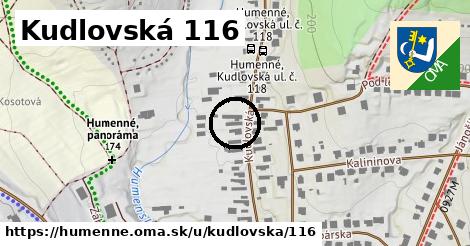 Kudlovská 116, Humenné