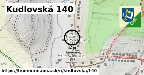 Kudlovská 140, Humenné