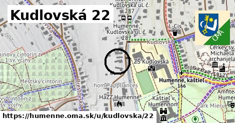 Kudlovská 22, Humenné