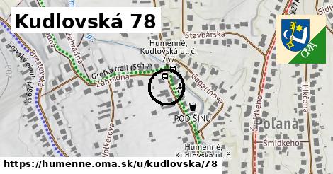 Kudlovská 78, Humenné