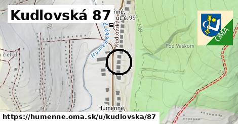 Kudlovská 87, Humenné