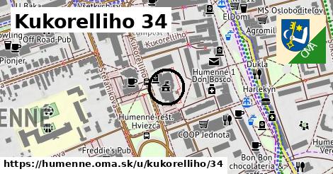 Kukorelliho 34, Humenné