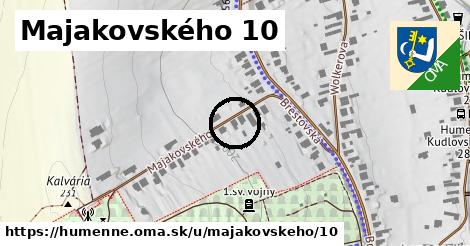 Majakovského 10, Humenné