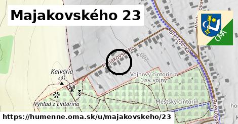 Majakovského 23, Humenné