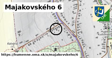 Majakovského 6, Humenné