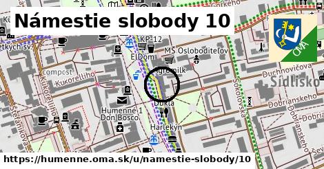 Námestie slobody 10, Humenné