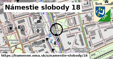 Námestie slobody 18, Humenné