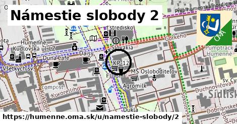 Námestie slobody 2, Humenné