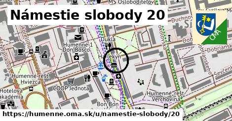 Námestie slobody 20, Humenné