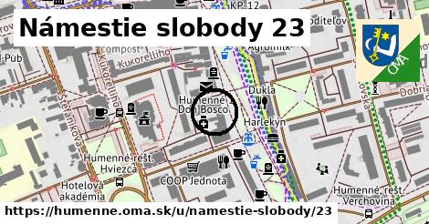 Námestie slobody 23, Humenné