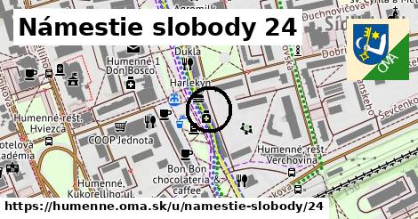 Námestie slobody 24, Humenné