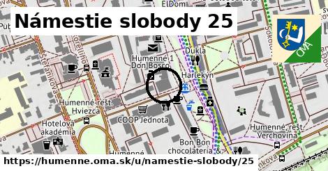 Námestie slobody 25, Humenné